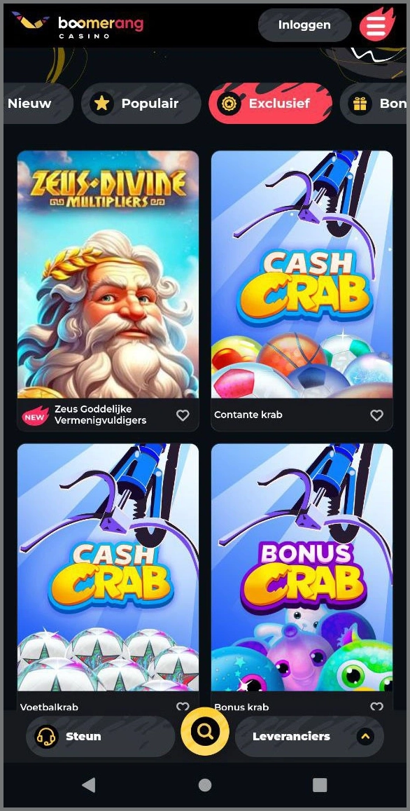 Exclusieve slots & populaire titels speciaal voor Duitse gebruikers bij Boomerang