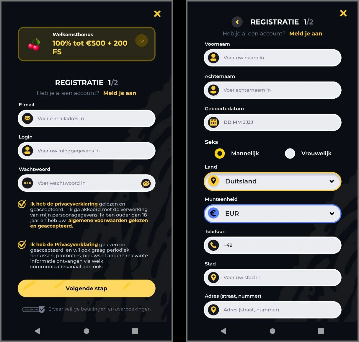 Snelle registratie voor nieuwe spelers bij Boomerang